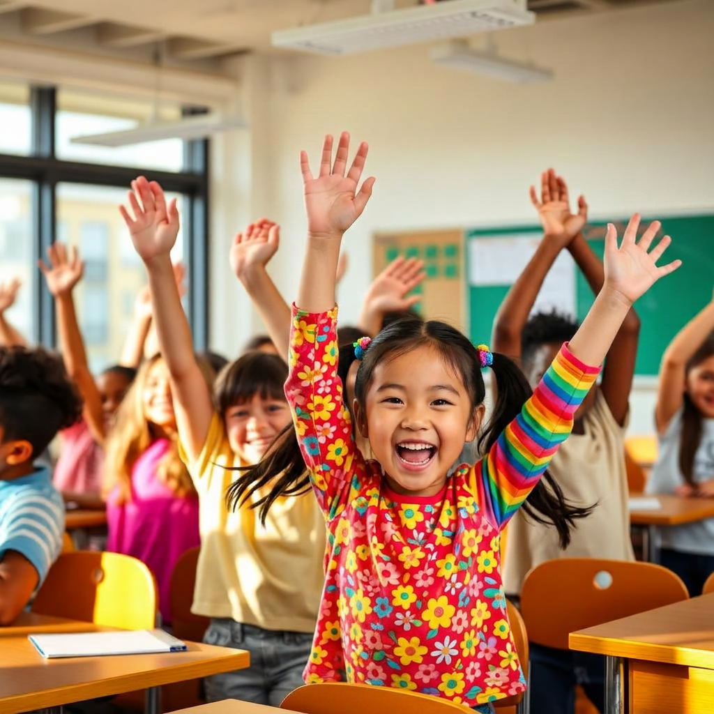 Students engaged in an Alameda classroom